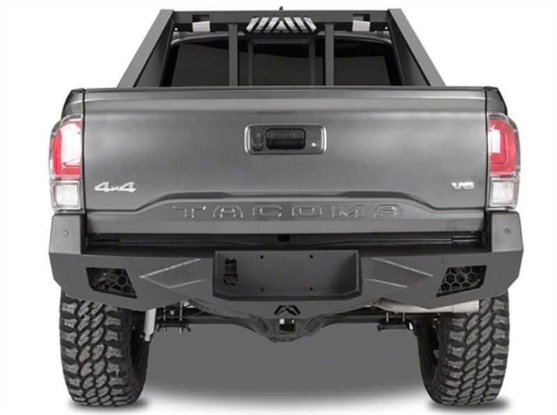 Fab Fours Tundra Vengeance Rear Bumper; Pre-Drilled for Backup Sensors ...