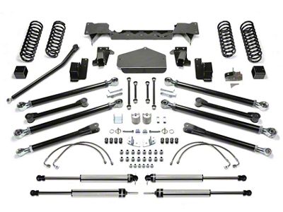 Fabtech 3-Inch Crawler Suspension Lift Kit with Shocks (07-18 Jeep Wrangler JK 2-Door)