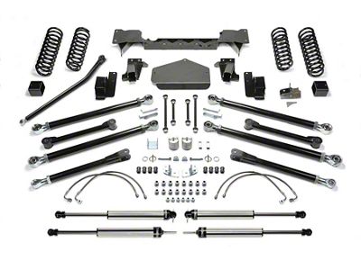 Fabtech 3-Inch Crawler Suspension Lift Kit with Shocks (07-18 Jeep Wrangler JK 4-Door)