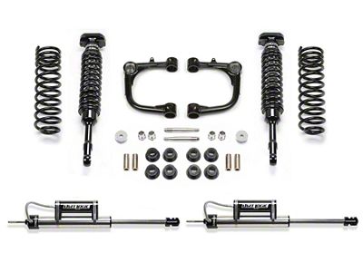 Fabtech 3-Inch Uniball Upper Control Arm Lift Kit with Dirt Logic 2.5 Coil-Overs and Dirt Logic 2.25 Reservoir Shocks (10-24 4WD 4Runner w/ KDSS System, Excluding TRD Pro)