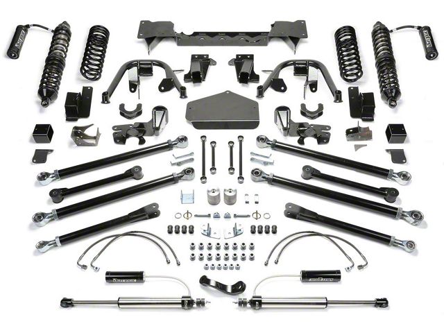 Fabtech 5-Inch Crawler Coil-Over Lift Kit with Dirt Logic Shocks (07-18 Jeep Wrangler JK 4-Door)