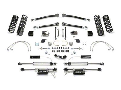 Fabtech 5-Inch Trail Long Travel Suspension Lift Kit with Shocks (07-18 Jeep Wrangler JK 4-Door)