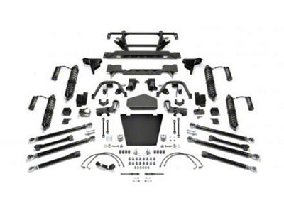 Fabtech 5-Inch Crawler Coil-Over II Lift Kit with Dirt Logic Reservoir Shocks (07-18 Jeep Wrangler JK)