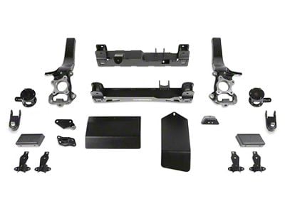 Fabtech 5-Inch Suspension Lift Kit with Shock Spacers (21-25 Bronco w/ Factory Bilstein Shocks)