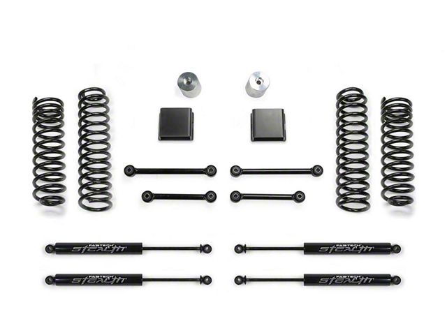 Fabtech 3-Inch Sport II Suspension Lift Kit with Stealth Shocks (20-24 3.0L EcoDiesel Jeep Gladiator JT)