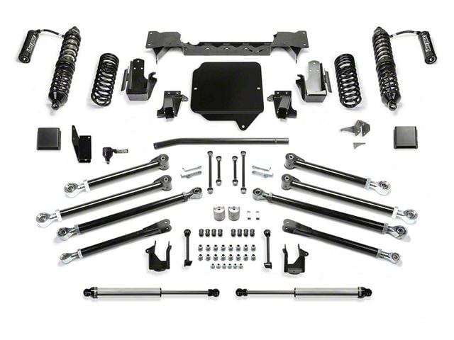 Fabtech 5-Inch Crawler Coil-Over Suspension Lift Kit with Dirt Logic Non-Reservoir Shocks (20-24 3.6L Jeep Gladiator JT)