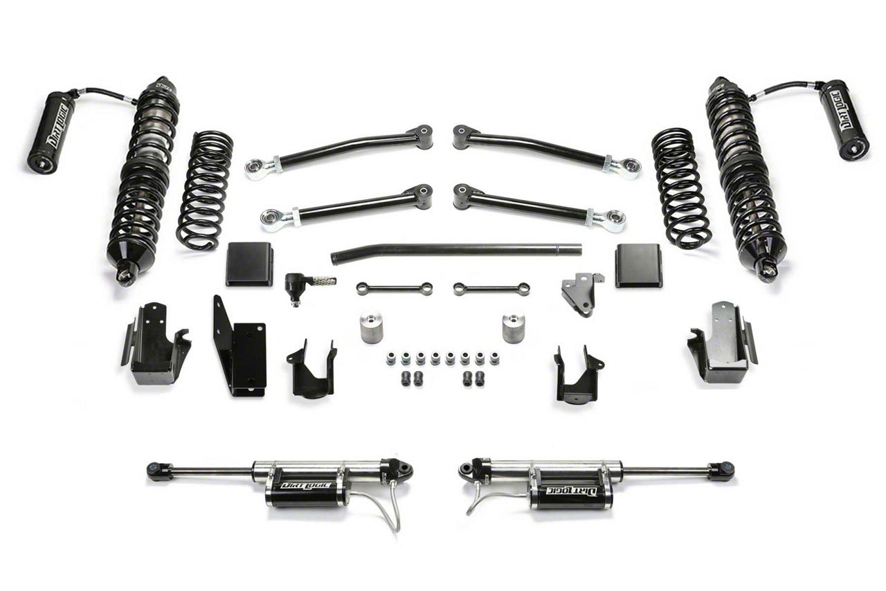 Fabtech Jeep Gladiator 5-Inch Trail Suspension Lift Kit with Front Dirt ...