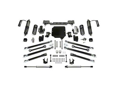 Fabtech 3-Inch Crawler Suspension Lift Kit with Dirt Logic 2.5 Reservoir Coil-Overs and Dirt Logic 2.25 Shocks (18-24 3.6L Jeep Wrangler JL 4-Door)