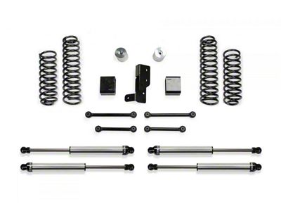 Fabtech 3-Inch Sport Suspension Lift Kit with Dirt Logic 2.25 Shocks (20-24 3.0L EcoDiesel Jeep Wrangler JL; 21-24 Jeep Wrangler JL Rubicon 392)