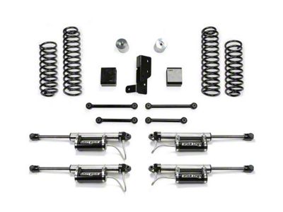 Fabtech 3-Inch Sport Suspension Lift Kit with Dirt Logic 2.25 Reservoir Shocks (21-24 Jeep Wrangler JL 4xe)