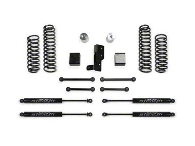 Fabtech 3-Inch Sport Suspension Lift Kit with Stealth Shocks (21-25 Jeep Wrangler JL 4xe)