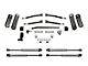 Fabtech 3-Inch Trail Suspension Lift Kit with Dirt Logic 2.25 Shocks (20-24 3.0L EcoDiesel Jeep Wrangler JL; 21-24 Jeep Wrangler JL Rubicon 392)