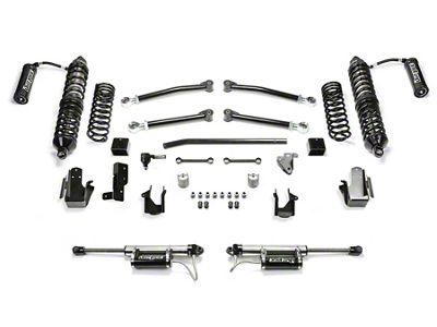 Fabtech 3-Inch Trail Suspension Lift Kit with Front Dirt Logic 2.5 Reservoir Coil-Overs and Rear Dirt Logic 2.25 Reservoir Shocks (20-23 3.0L EcoDiesel Jeep Wrangler JL)