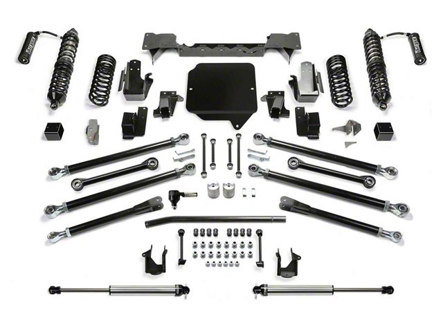 Fabtech 5-Inch Crawler Coil-Over Suspension Lift Kit with Dirt Logic Non-Reservoir Shocks (18-24 3.6L Jeep Wrangler JL 4-Door)