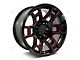 Factory Style Wheels 2021 4TR Pro Style Gloss Black Red Milled 6-Lug Wheel; 22x9; 0mm Offset (05-15 Tacoma)