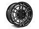 Factory Style Wheels 2022 Flow Forged Tac Pro Style Black Milled 6-Lug Wheel; 22x9; 0mm Offset (05-15 Tacoma)