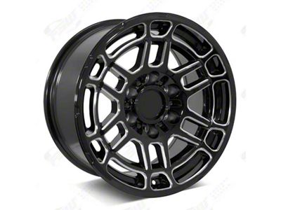 Factory Style Wheels 2022 Flow Forged Tac Pro Style Black Milled 6-Lug Wheel; 22x9; 0mm Offset (10-24 4Runner)