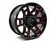 Factory Style Wheels 2021 4TR Pro Style Gloss Black Red Milled 6-Lug Wheel; 22x9; 0mm Offset (2024 Tacoma)