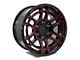 Factory Style Wheels 2022 Tac Pro Style Gloss Black Red Milled 6-Lug Wheel; 16x8; 0mm Offset (05-15 Tacoma)