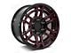 Factory Style Wheels 2022 Tac Pro Style Gloss Black Red Milled 6-Lug Wheel; 20x9; -12mm Offset (05-15 Tacoma)