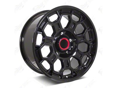 Factory Style Wheels Honeycomb Pro Style Gloss Black 6-Lug Wheel; 18x9; 12mm Offset (05-15 Tacoma)