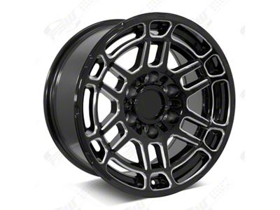 Factory Style Wheels 2022 Tac Pro Style Gloss Black Milled 6-Lug Wheel; 20x9; 0mm Offset (03-09 4Runner)