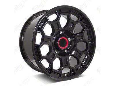 Factory Style Wheels Honeycomb Pro Style Gloss Black 6-Lug Wheel; 18x9; 12mm Offset (22-24 Tundra)