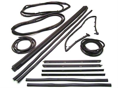 Complete Weatherstrip Kit for Moveable Vent Windows (87-95 Jeep Wrangler YJ)