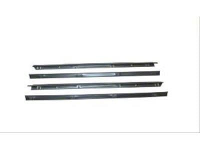 Inner and Outer Belt Weatherstrip Kit for Moveable Vent Windows; Driver and Passenger Side (87-95 Jeep Wrangler YJ)