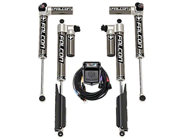 Falcon Shocks SP2 3.5 aDAPT Piggyback Front and Rear Shocks for 3.50 to 4.50-Inch Long Travel Lift (20-24 3.6L Jeep Gladiator JT)