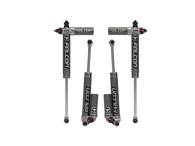 Falcon Shocks SP2 3.3 Fast Adjust Piggyback Front and Rear Shocks for 5 to 6-Inch Lift (07-18 Jeep Wrangler JK 4-Door)