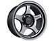 Falcon Wheels T2 Series Full Matte Gunmetal 6-Lug Wheel; 17x9; 0mm Offset (03-09 4Runner)