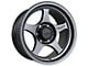 Falcon Wheels T2 Series Full Matte Gunmetal 6-Lug Wheel; 17x9; -12mm Offset (03-09 4Runner)