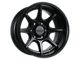 Falcon Wheels T8 Seeker Series Full Matte Black 6-Lug Wheel; 17x9; -12mm Offset (03-09 4Runner)