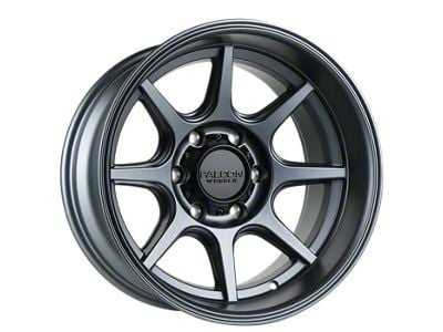 Falcon Wheels T8 Seeker Series Full Matte Gunmetal 6-Lug Wheel; 17x9; -38mm Offset (03-09 4Runner)