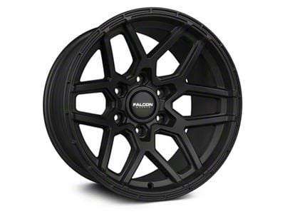 Falcon Wheels T9 Atlas Series Full Matte Black 6-Lug Wheel; 17x9; -38mm Offset (03-09 4Runner)