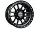 Falcon Wheels T7 Series Matte Black with Matte Black Ring 6-Lug Wheel; 17x9; 0mm Offset (05-15 Tacoma)