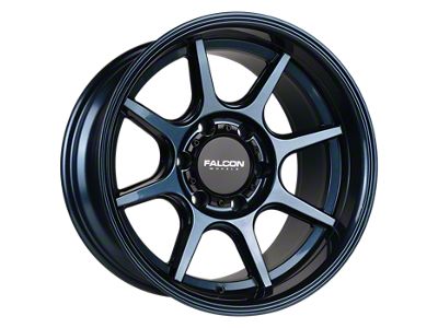 Falcon Wheels T8 Seeker Series Battle Blue 6-Lug Wheel; 17x9; -38mm Offset (05-15 Tacoma)