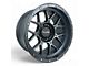 Falcon Wheels TX Titan Series Full Matte Gunmetal 6-Lug Wheel; 17x9; -12mm Offset (05-15 Tacoma)