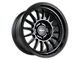 Falcon Wheels TX2 Stratos Series Full Matte Black 6-Lug Wheel; 17x9; -12mm Offset (05-15 Tacoma)