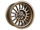 Falcon Wheels TX2 Stratos Series Full Matte Bronze 6-Lug Wheel; 17x9; -12mm Offset (05-15 Tacoma)