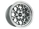 Falcon Wheels TX3 EVO Series Full Silver with Machined Face and Lip 6-Lug Wheel; 17x9; 0mm Offset (05-15 Tacoma)