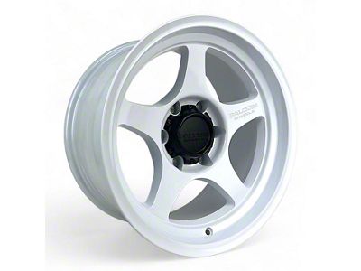 Falcon Wheels T2 Series Full Glossy White 6-Lug Wheel; 17x9; -12mm Offset (16-23 Tacoma)