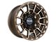 Falcon Wheels T4 Spyder Series Full Matte Bronze 6-Lug Wheel; 17x9; -12mm Offset (16-23 Tacoma)