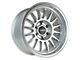 Falcon Wheels TX2 Stratos Series Full Silver with Machined Face and Lip 6-Lug Wheel; 17x9; -12mm Offset (16-23 Tacoma)