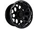 Falcon Wheels T6 Series Full Matte Black 6-Lug Wheel; 17x9; -12mm Offset (2024 Tacoma)