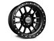 Falcon Wheels T7 Series Matte Black with Matte Black Ring 6-Lug Wheel; 17x9; 0mm Offset (2024 Tacoma)