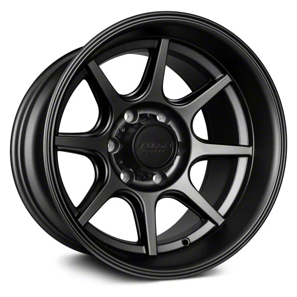 Falcon Wheels Tacoma T8 Seeker Series Full Matte Black 6-Lug Wheel ...