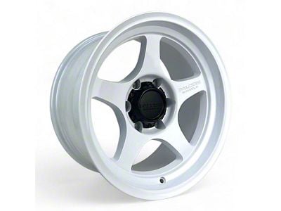 Falcon Wheels T2 Series Full Glossy White 6-Lug Wheel; 17x9; -12mm Offset (10-24 4Runner)