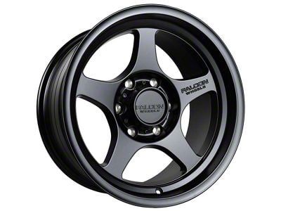 Falcon Wheels T2 Series Full Matte Black 6-Lug Wheel; 17x9; -12mm Offset (10-24 4Runner)